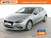 Usado Mazda 3 Luxury 120 CV (88 kW) 2016 Gris Utilitario