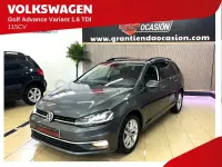 Usado VW Golf VII Advance 116 CV (85 kW) 2020 Gris / plata Familiar