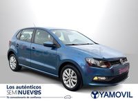 Usado VW Polo Advance 75 CV (55 kW) 2016 Azul Berlina