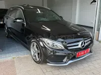 Usado Mercedes C200 150 CV (110 kW) 2018 Negro Familiar