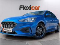 Brugt Ford Focus ST-Line 125 HK (91 kW) 2021 Blå Sedan