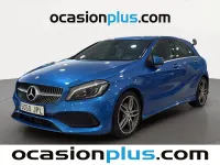 Usado Mercedes A180 AMG line 109 CV (80 kW) 2016 Azul Utilitario