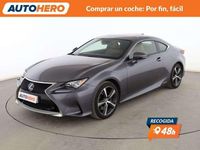 Usado Lexus RC300h Executive Line 223 CV (164 kW) 2018 Gris Coupe