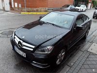 Usado Mercedes C220 170 CV (125 kW) 2011 Negro Coupe