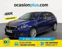 Usado Peugeot 308 Style 130 CV (95 kW) 2018 Azul