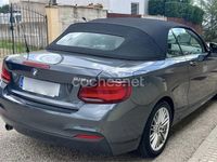 Usado BMW 218 Comfort Edition 150 CV (110 kW) 2019 Gris / plata Descapotable