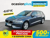 Usado Volvo V60 Momentum 190 CV (139 kW) 2019 Azul Familiar