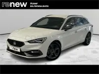 Usado Seat Leon FR 110 CV (80 kW) 2023 Blanco Familiar