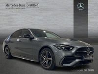 Usado Mercedes C300e AMG line 313 CV (230 kW) 2024 Gris selenita Berlina