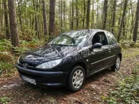 Usado Peugeot 206 75 CV (55 kW) 2006 Negro Berlina