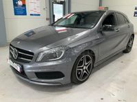 Usado Mercedes A200 AMG line 136 CV (100 kW) 2014 Gris / plata Berlina