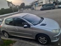 Usado Peugeot 206 70 CV (51 kW) 2007 Gris / plata Berlina