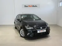 Usado Seat Ibiza FR 110 CV (80 kW) 2022 Negro Utilitario