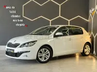 Usado Peugeot 308 Style 100 CV (73 kW) 2015 Blanco Berlina