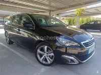 Usado Peugeot 308 Allure 130 CV (95 kW) 2017 Negro Berlina