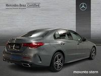 Usado Mercedes C300e AMG line 313 CV (230 kW) 2023 Gris selenita Berlina