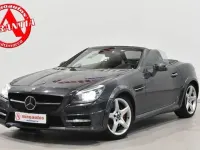 Usado Mercedes SLK250 AMG 204 CV (150 kW) 2013 Gris Descapotable
