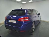 Usado Peugeot 308 SW GT-line 131 CV (96 kW) 2019 Azul Familiar