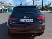 Usado Audi Q3 150 CV (110 kW) 2017 Negro SUV