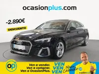 Usado Audi A5 Sportback S-Line 204 CV (150 kW) 2020 Negro Utilitario
