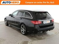 Usado Mercedes C220 AMG line 170 CV (125 kW) 2016 Negro Familiar