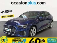 Usado Audi A3 Sportback S-Line 150 CV (110 kW) 2023 Azul Utilitario