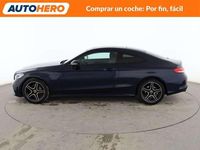 Usado Mercedes C220 AMG line 194 CV (142 kW) 2020 Azul Coupe
