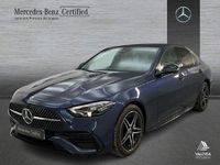 Usado Mercedes C220 AMG line 200 CV (147 kW) 2025 Azul sodalita Berlina