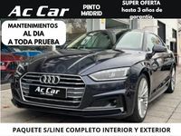 Usado Audi A5 Ambiente 218 CV (160 kW) 2017 Azul Coupe