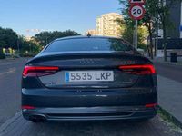 Usado Audi A5 Sportback S-Line 218 CV (160 kW) 2017 Gris / plata Utilitario