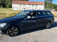 Usado Mercedes C200 Avantgarde 136 CV (100 kW) 2008 Negro Familiar