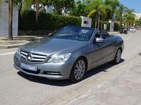 Usado Mercedes E220 Avantgarde 170 CV (125 kW) 2011 Gris Descapotable