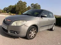 Usado Skoda Fabia 60 CV (44 kW) 2008 Gris / plata Berlina