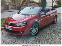 Usado VW Golf Cabriolet 122 CV (89 kW) 2013 Granate Descapotable