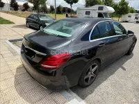 Usado Mercedes C220 AMG line 170 CV (125 kW) 2017 Negro Berlina