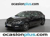 Usado Seat Leon FR 125 CV (91 kW) 2018 Negro Utilitario