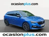 Usado Skoda Scala Monte Carlo 150 CV (110 kW) 2021 Azul Utilitario