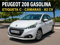 Usado Peugeot 208 Signature Sky 83 CV (61 kW) 2019 Blanco Utilitario