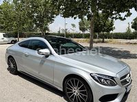 Usado Mercedes C220 AMG line 170 CV (125 kW) 2016 Gris / plata Coupe