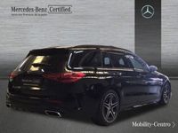 Usado Mercedes C220 AMG line 220 CV (161 kW) 2024 Inval. black  nonmetallic color paint Familiar