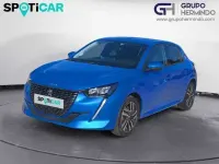 Usado Peugeot 208 Allure 100 CV (73 kW) 2021 Azul Utilitario