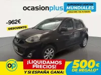 Usado Nissan Micra Acenta 80 CV (58 kW) 2017 Negro Utilitario