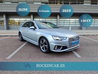 Usado Audi A4 S-Line 150 CV (110 kW) 2019 Gris Familiar