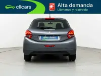 Usado Peugeot 208 Style 99 CV (72 kW) 2017 Gris Utilitario