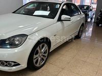 Usado Mercedes C200 Elegance 136 CV (100 kW) 2011 Blanco Berlina