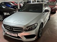 Usado Mercedes C200 AMG 136 CV (100 kW) 2016 Gris / plata Berlina