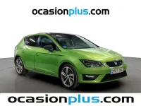 Usado Seat Leon FR 184 CV (135 kW) 2016 Verde Utilitario