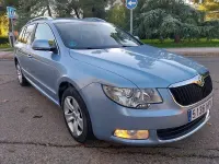 Usado Skoda Superb Ambition 160 CV (117 kW) 2013 Azul Familiar