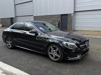 Usado Mercedes C200 AMG 136 CV (100 kW) 2017 Negro Berlina