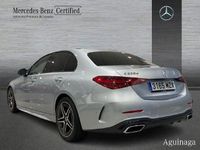 Usado Mercedes C220 AMG line 200 CV (147 kW) 2025 Plata hightech